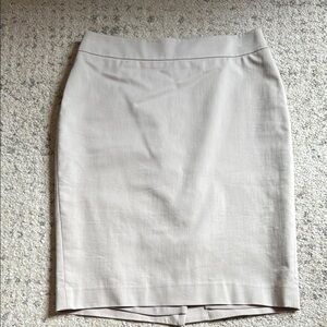 Anne Taylor NWT 0P Beige Pencil Skirt